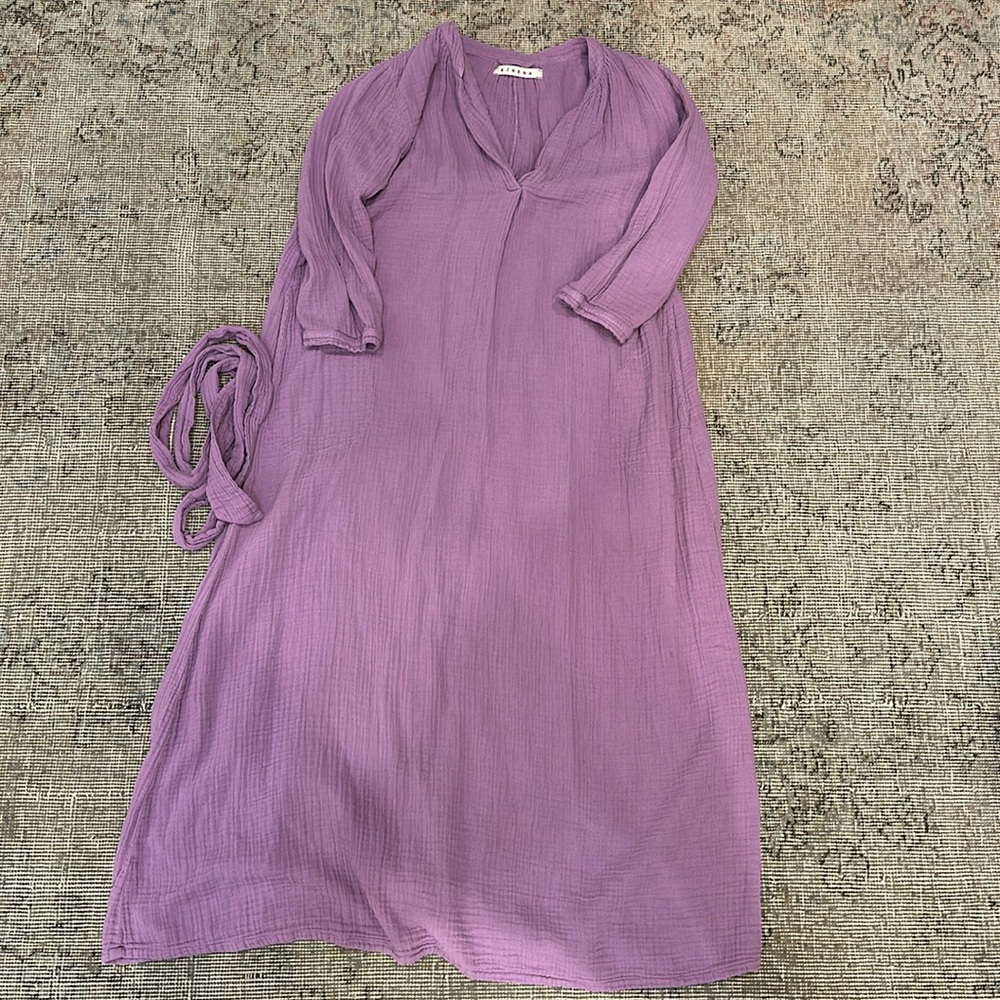 Xirena Purple Gauze dress. Size S